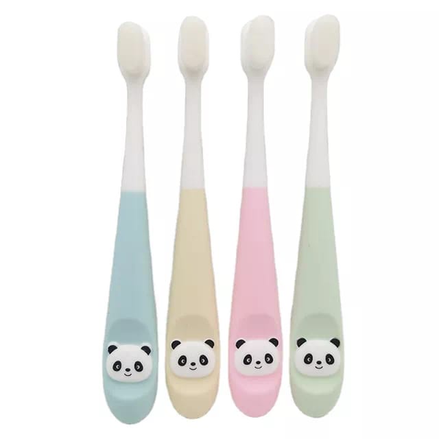 ACCFASHIONMURAH Sikat Gigi Anak Bayi Training Toothbrush Bulu Halus Lembut Aman Karakter Panda Lucu Real Pict