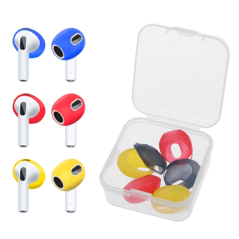 Cre Silikon Earbuds Earpads Earphone Case Cover Untuk Pods3 Headphone