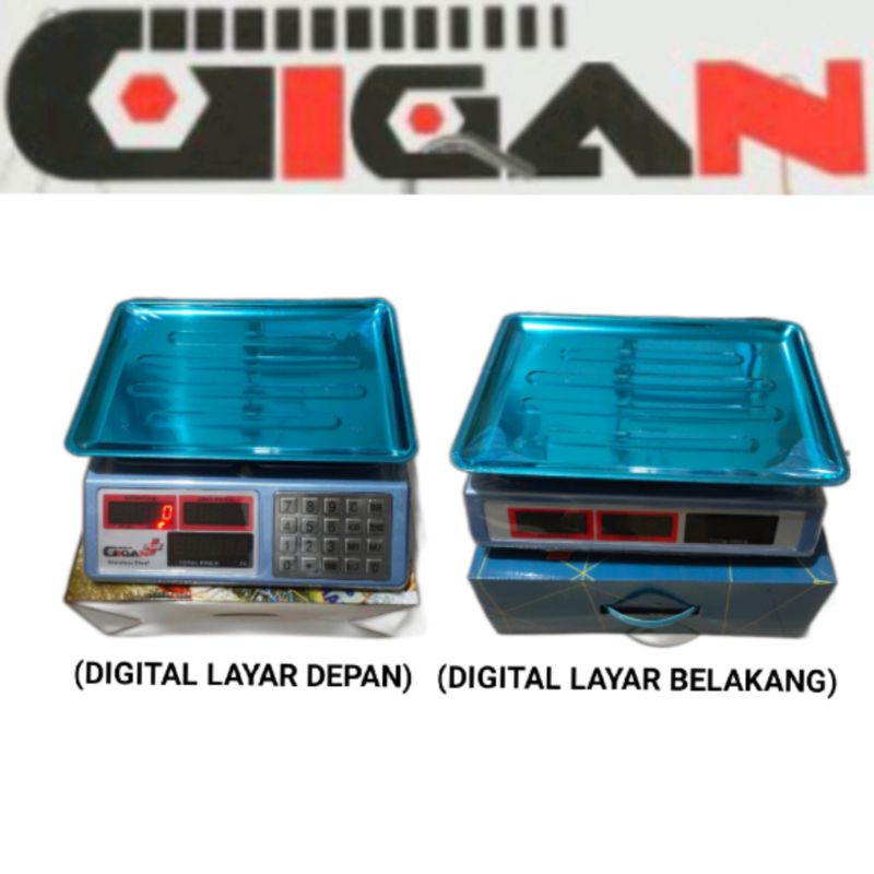 timbangan serbaguan digital 0.5- 40kg heavy duty gigan best quality