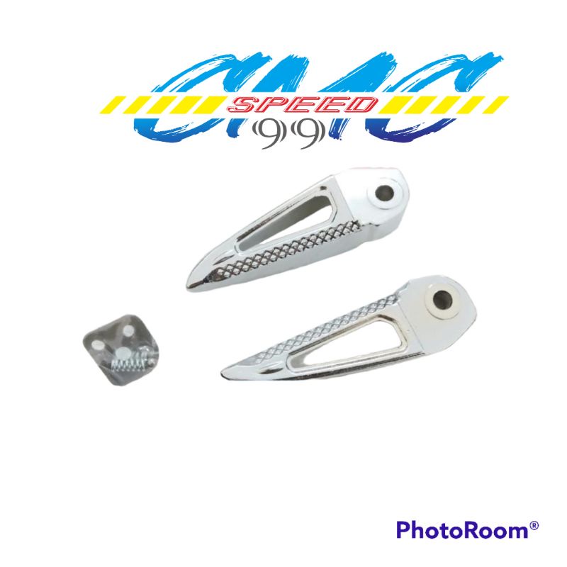 FOOTSTEP PIJAKAN KAKI MOTOR HONDA SCOOPY BEAT VARIO CHROME STEP SCOOPY PIJAKAN KAKI BELAKANG MOTOR