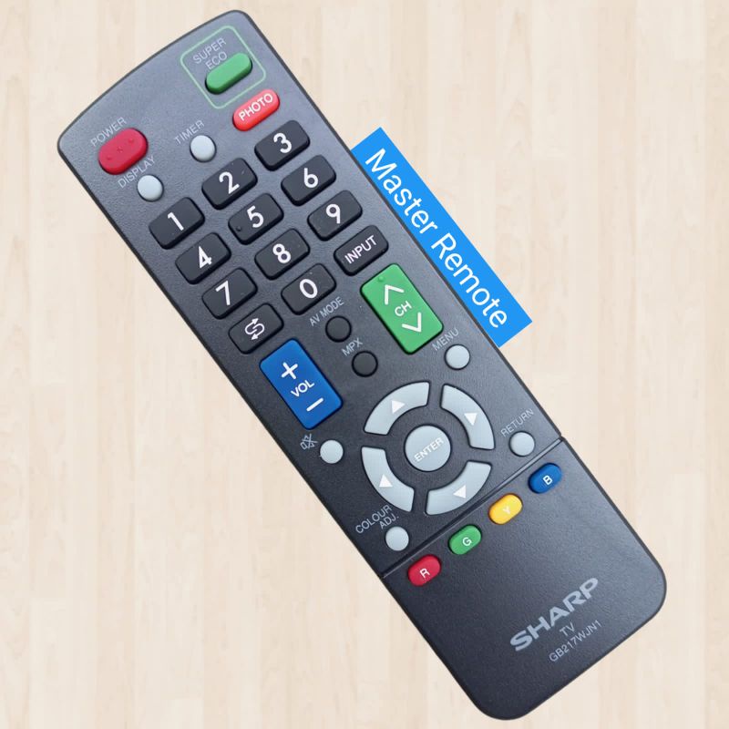 Remote Remot TV SHARP Original Led Lcd Aquos GB217WJN1 Analog Dan Digital