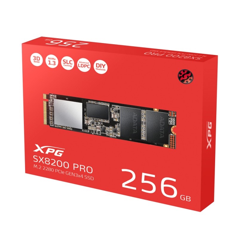 SSD ADATA XPG PRO 256GB SX8200PRO NVME M2