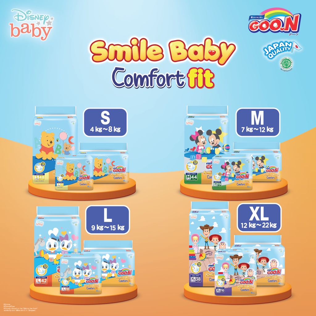 Goon Smile Baby Comfort Fit XXL24 Popok Promo Bayi Bandung