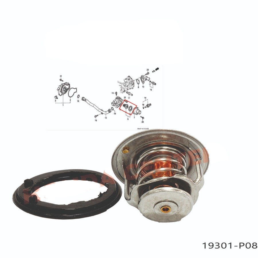 Aveiro shop - thermostat accord vti vtil 1998 1999 2000 2001 2002 thermostat odyssey 2000 2001 2002 