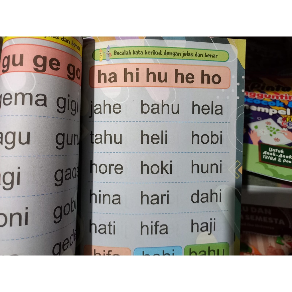 Buku Belajar Membaca Pintar Membaca Kata Dan Kalimat Untuk Anak Paud Tk Sd (Brian Publisher)