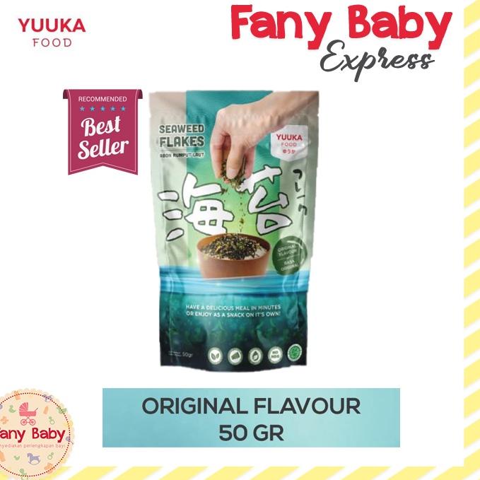 

Model Baru ' YUUKA FOOD ABON RUMPUT LAUT NON MSG RASA ORIGINAL - 50GR ❥