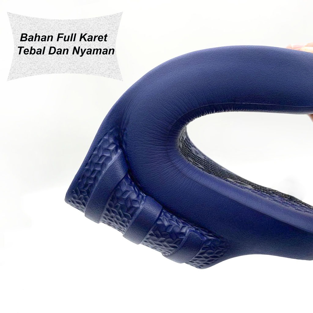 Sandal Selop Sandal Pria Dewasa Bahan Karet Tidak Licin Simple Terbaru HL-901