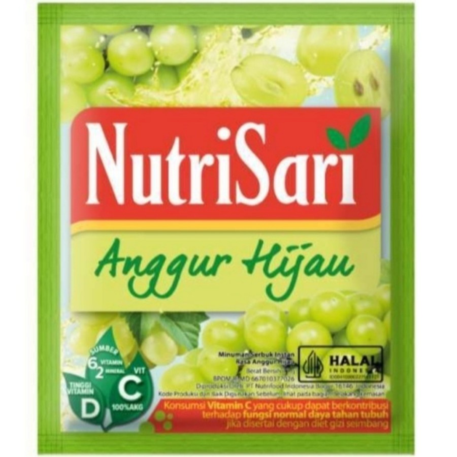 

NutriSari Rasa Anggur Hijau !!! NutriSari Anggur Hijau Nutrisari Buah Nutri Sari