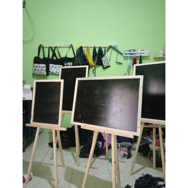 

Rest0K Wah Murah Banget ! Papan Tulis Kapur+Standing, Papan Tulis Hitam, Papan Tulis Hitam