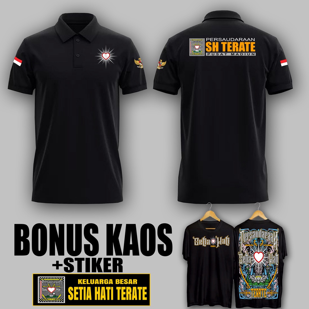 Kaos polo PSHT KODE 01 keren