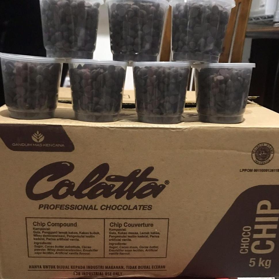 

Readystock ￣ Chocolate Choco Chip - Colatta Choco chip 250gr ¢