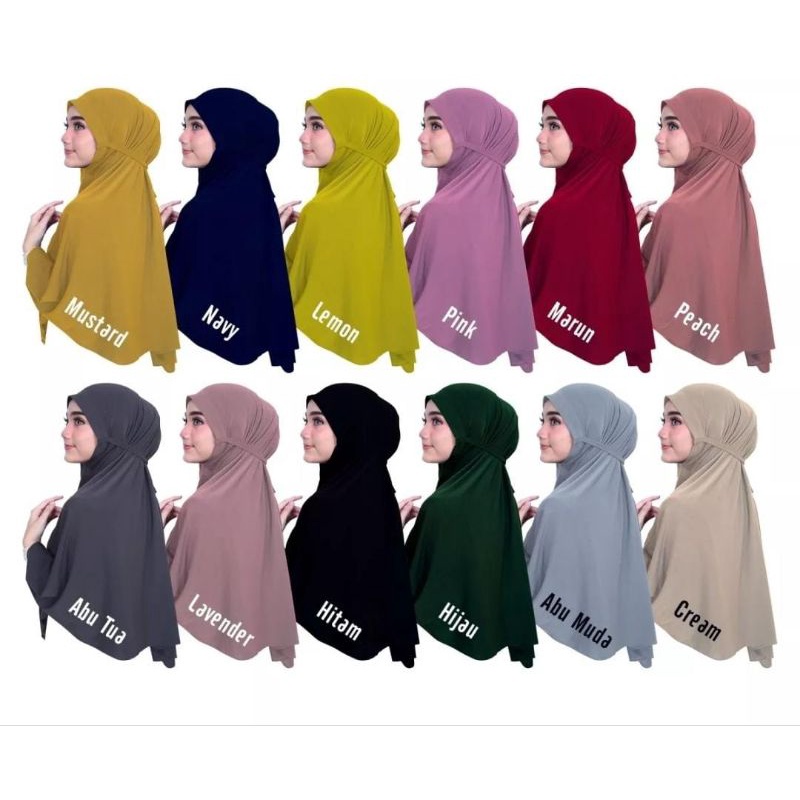BERGO CRINKLE AIRFLOW PREMIUM L , JILBAB MARYAM CRINKLE AIRFLOW