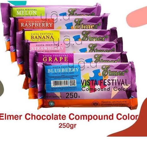 

CodeN3z3Y Elmer Chocolate Compound Colour 250gr / Coklat Blok Warna 250gr