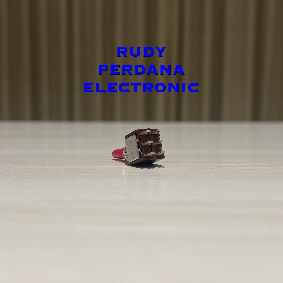 SWITCH TOGGLE SAKLAR TOGLE 6 PIN ON ON 3A 250V 6A 125V KNX-2 TWN