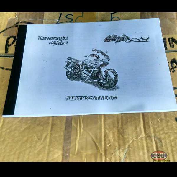Copy Buku  Part Katalog Ninja 150 Rr Old Se 2009 2011 Termurah Stok Terbatas