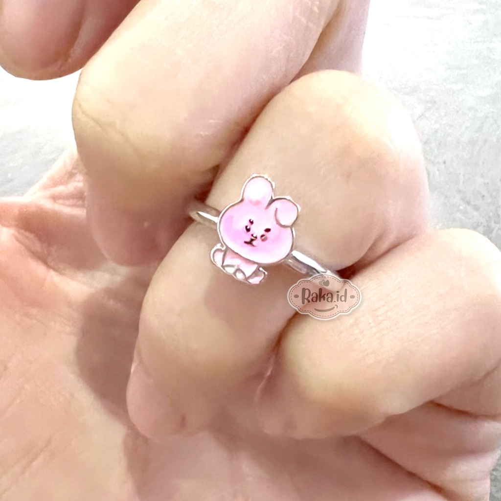 Cincin Anak Motif Cooky BT21 Perhiasan Cantik Anak 1040