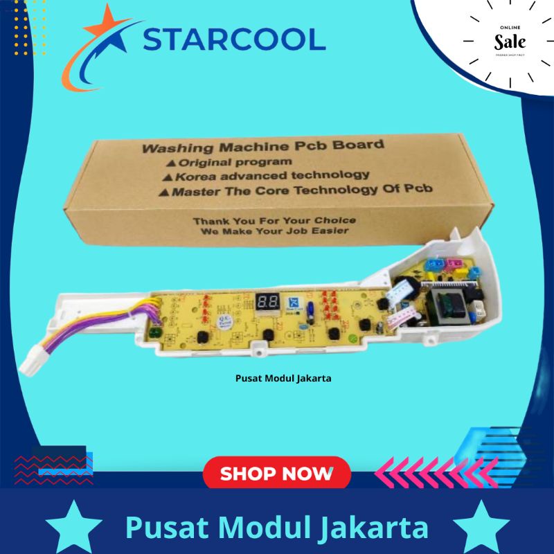 AQUA AQW-77D / AQW-87D / AQW-97D Modul pcb mesin cuci Top Loading