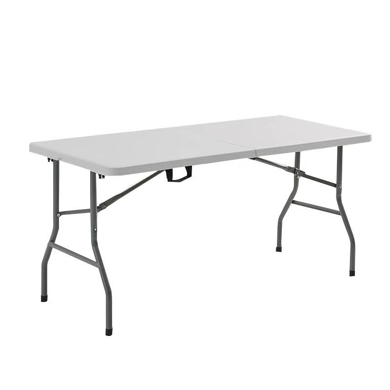 BISA COD - MEJA LIPAT BAGI 2 MEJA MAKAN MEJA PORTABLE / MEJA SERBAGUNA FOLDING TABLE PIKNIK 180 X 74CM