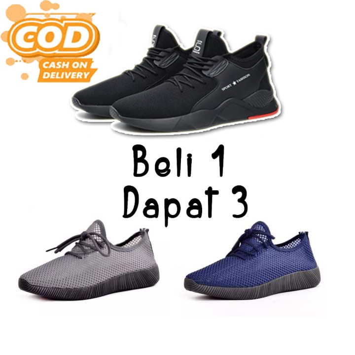 SEPATU SNEAKERS PRIA IMPORT ORIGINAL KOREA / SEPATU SNEAKERS PRIA ORIGINAL / SEPATU SNEAKERS PRIA IMPORT / SEPATU SNEAKERS PRIA HITAM / SEPATU SNEAKERS PRIA MURAH