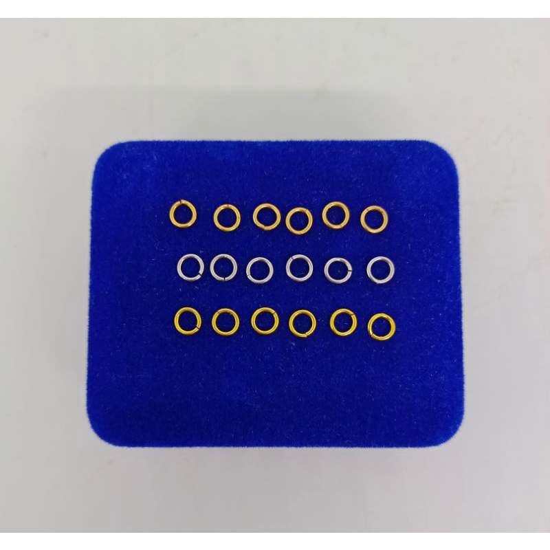 ring penyambung gelang &amp; kalung/perak asli silver 925 lapis emas/perhiasan fashion terbaru