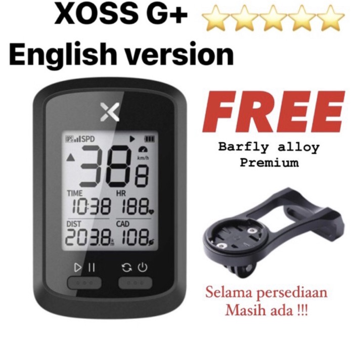 Aksesoris Xoss G + Speedometer Cyclometer Sepeda Xoss G + Plus Original Top