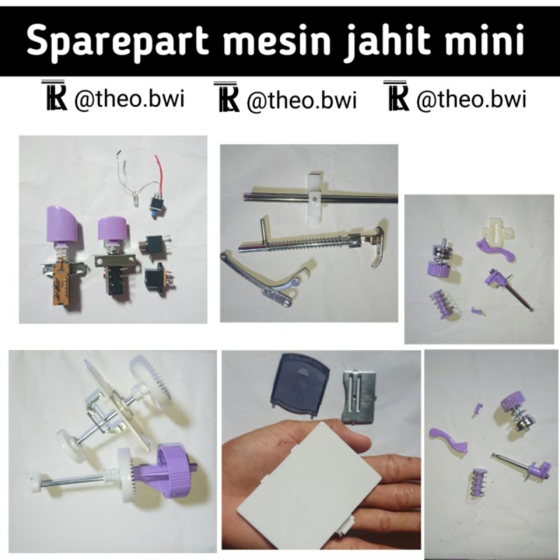 sparepart mesin jahit mini portable 202a dan Sparepart mesin jahit mini portable 202a | Theo R