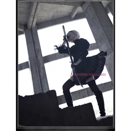 UWOWO Game Nier: Automata 2B Cosplay Costume YoRHa No.2 Type B Base 2B Cosplay New Design Halloween Christmas Costume