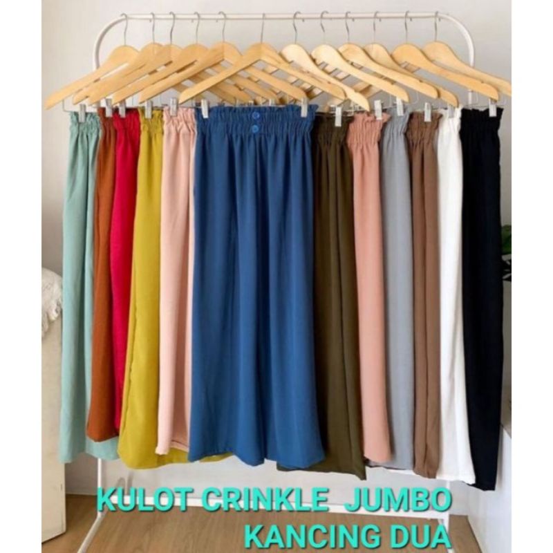 PROMO!!BEST SELLER KULOT CRINKLE AIRFLOW JUMBO TALI PREMIUM STLYE