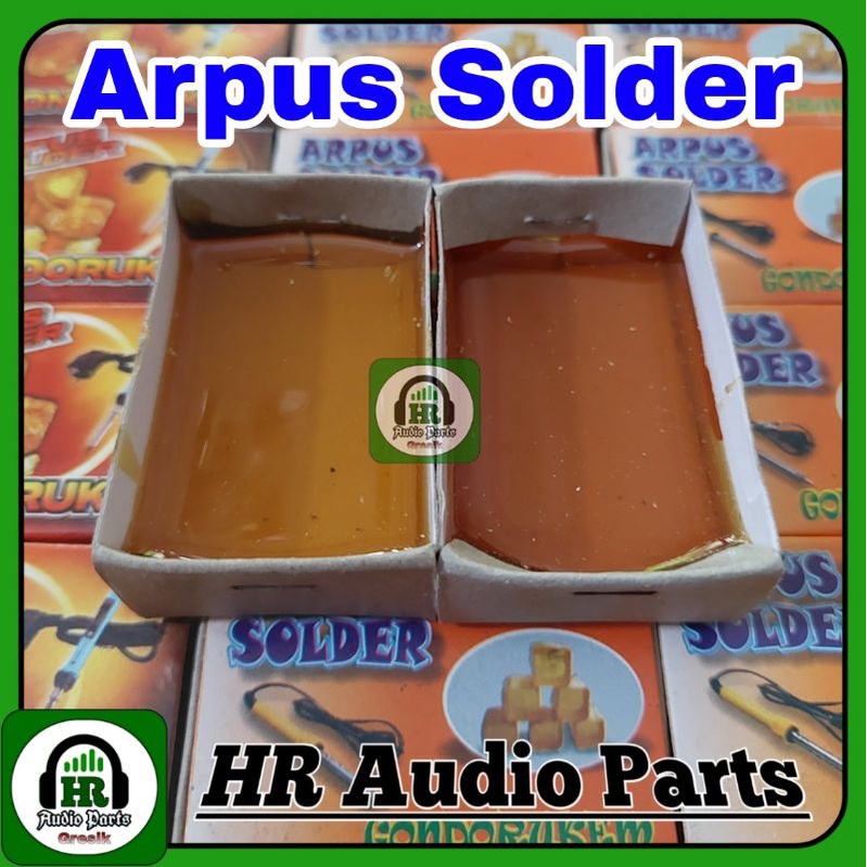 Arpus Solder Listrik Gondorukem Siongkak Resin Pasta Padat Flux Minyak solder