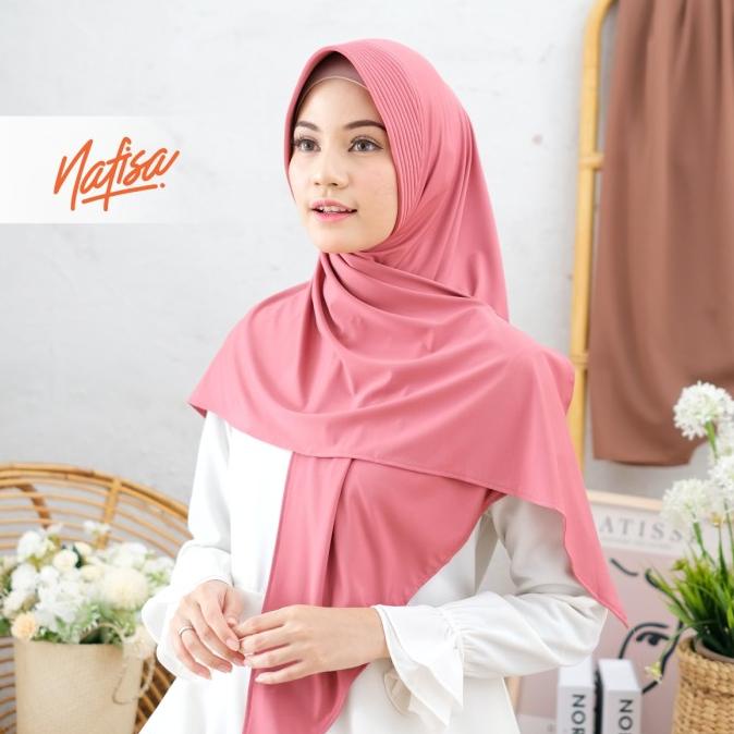 Limited - Nafisa Davira | Hijab Instant Belah | Jilbab Pet Antem Pendek ,.