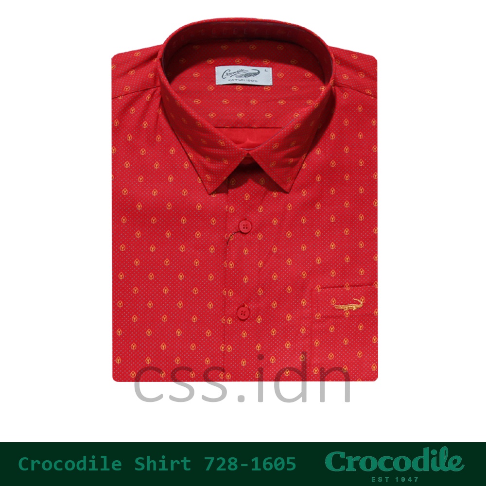 Kemeja Pria Lengan Pendek Crocodile 728-1605