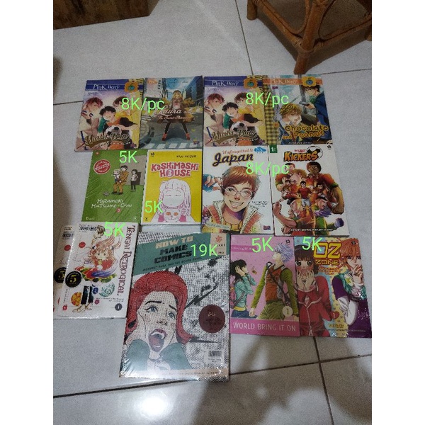 Buku komik how to make comic comic manga manhwa webtoon pbc pink berry oz hirameki hatsume chan kash