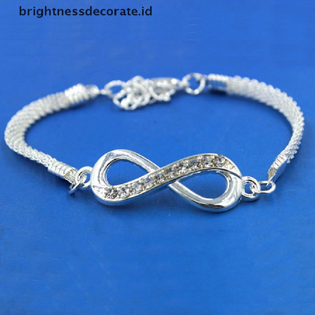 [Birth] Baru Tiba Perhiasan Gelang Fashion Infinity Untuk Wanita Hadiah Indah2021Baru [ID]