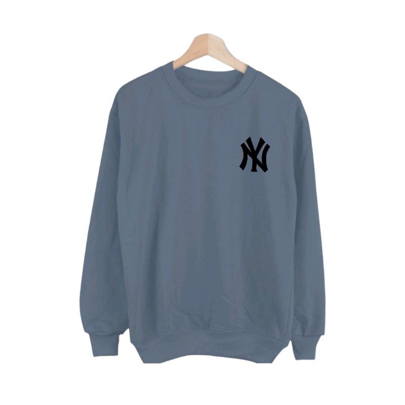 CREWNECK JUMBO BASIC LOGO NY OVERSIZE BIGSIZE XXXL XXXXL XXXXXL PRIA WANITA
