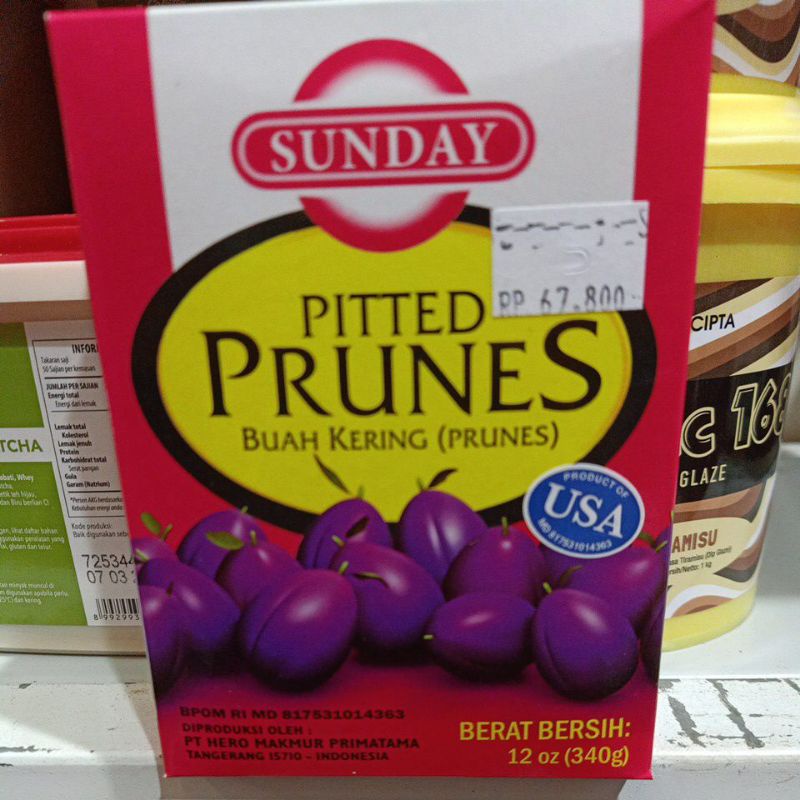 

prunes sunday 340gr