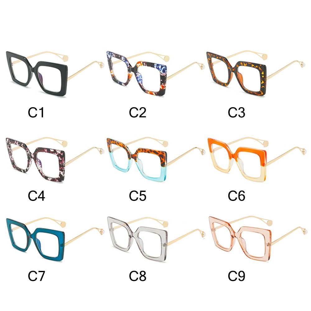 Populer Kacamata Blue Light Wanita Pria Oversized Eyewear Frame Komputer Gaming