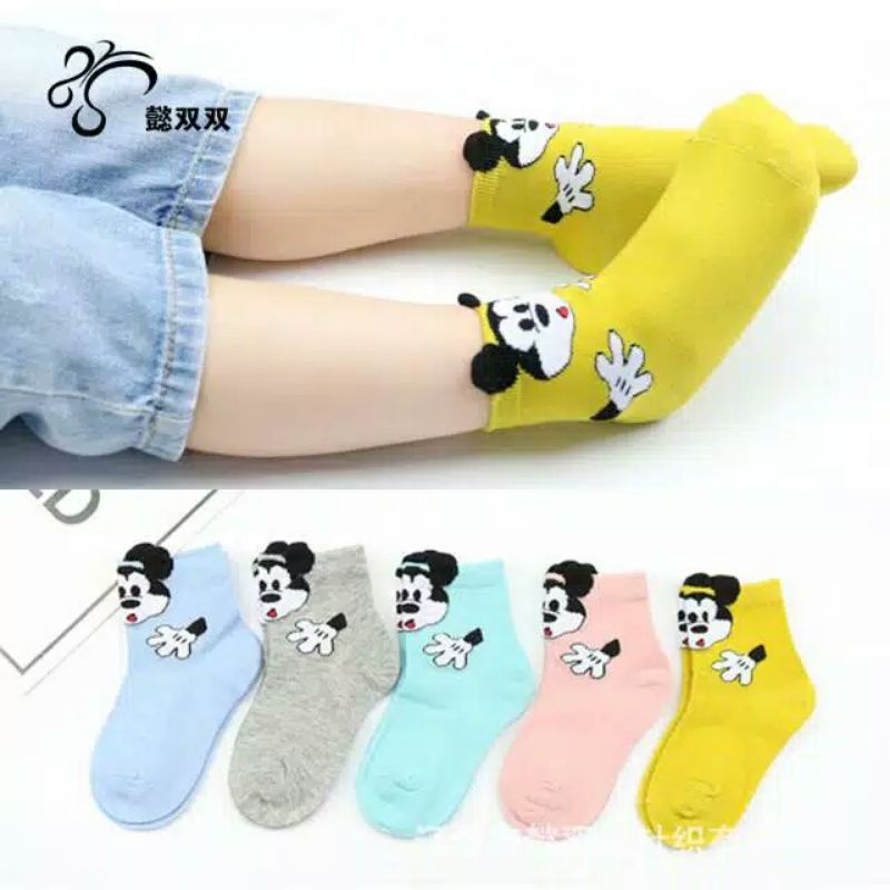 Kaos Kaki Anak Motif Super Hero 4-8 Tahun Bahan Katun Import Diatas Mata kaki