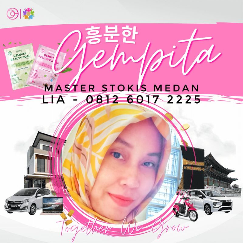 GEMPITA per box SOAP &amp; MASK - SABUN GEL DAN MASKER DNA SALMON - MENCERAHKAN MENGHALUSKAN