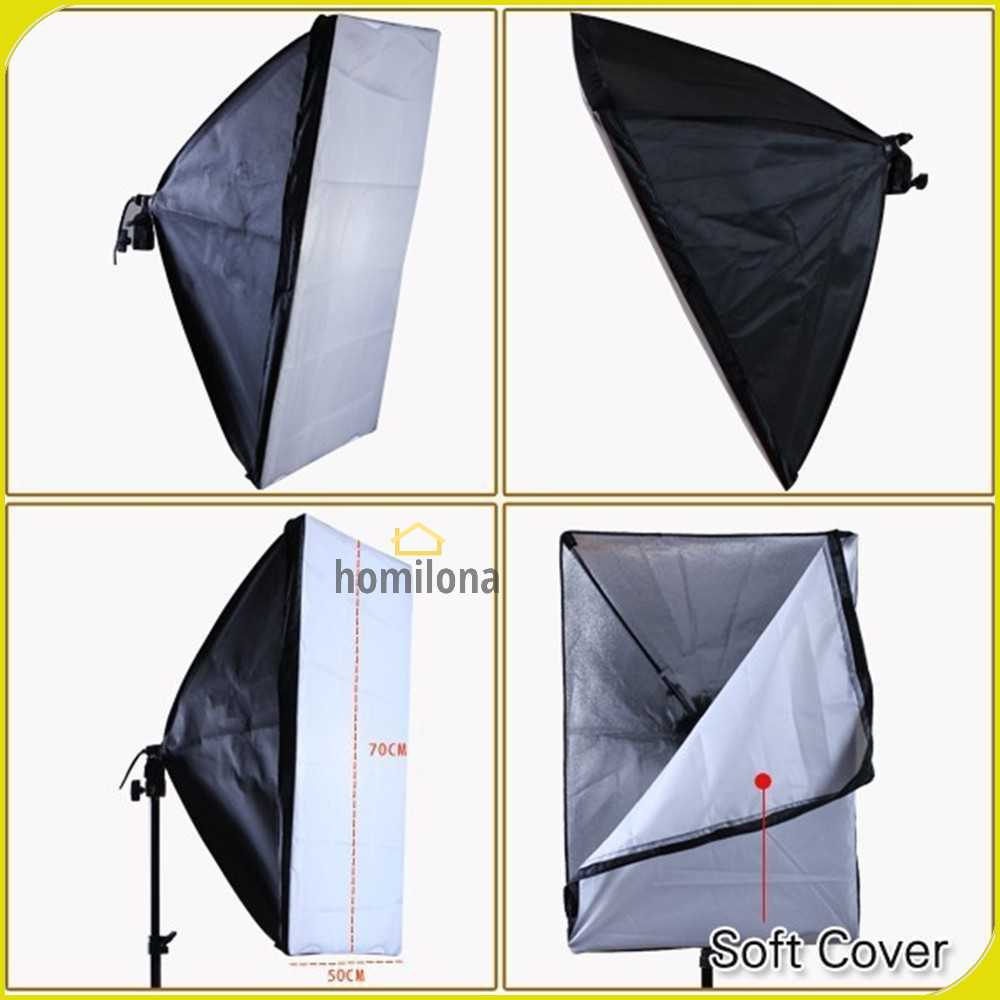 TaffSTUDIO Payung Softbox Reflektor 50x70cm E27 Single Socket - CL-RT50