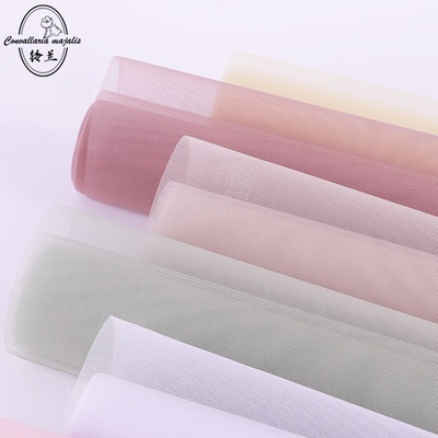 Flower Wrapping Snow Tile Lembaran Kain Tile Roll Pembungkus Buket Bunga Tulle KB6276