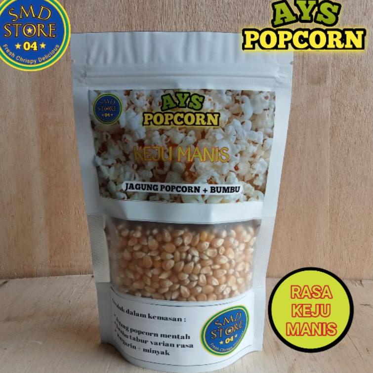 

Readystock _ Jagung popcorn mentah dan bumbu tabur rasa keju manis kemasan Standing pouch 250gram bisa cod promo terlaris termurah ツ