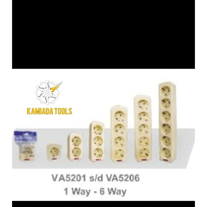 Stop kontak 1 lubang visalux/VISALUX stop kontak tanpa kabel