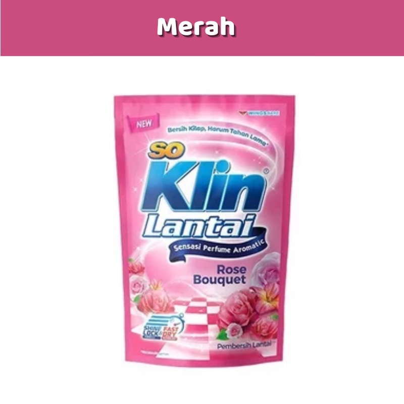 Soklin Lantai Pembersih Lantai 80ml Pouch