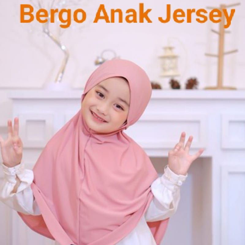 BERGO ANAK JERSEY BERGO MARYAM JILBAB INSTAN ANAK KHIMAR INSTANT ANAK KHIMAR TALI PREMIUM QUALITY