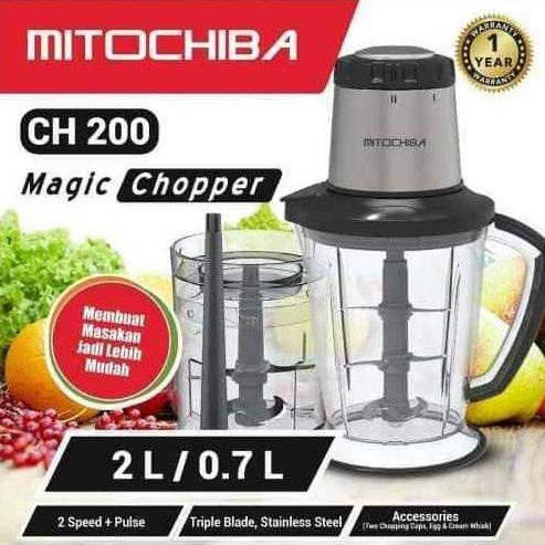 Promo Chopper Mitochiba CH-200 Food Processor