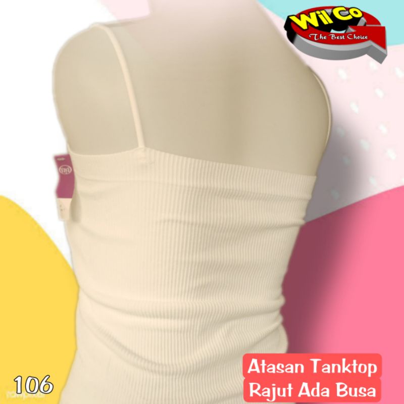 K106 - TANKTOP/KAMISOL ATASAN PAKAIAN DALAM WANITA RAJUT VAYA ALLSIZE