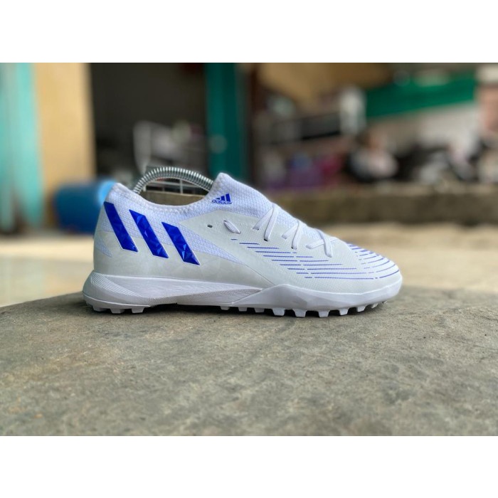 FUTSAL ADIDAS PREDATOR EDGE.3 LOW TF - WHITE HI RES BLUE WHITE