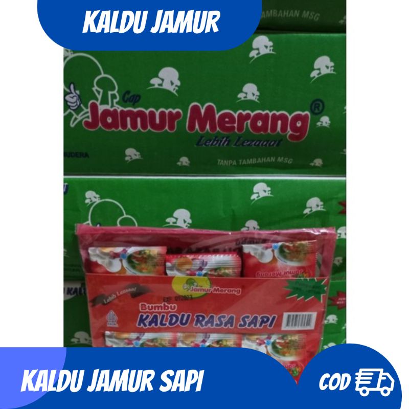 

Kaldu Jamur Merang 1 Pack 30Bks