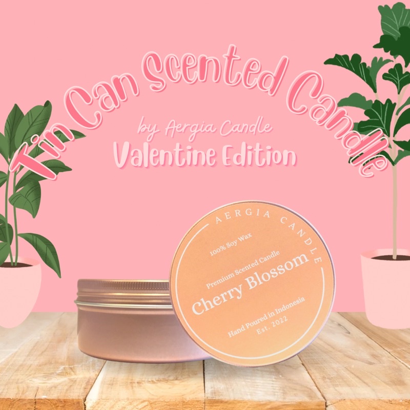 Jual Aergia Candle Valentine Edition Scented Candle Cherry Blossom