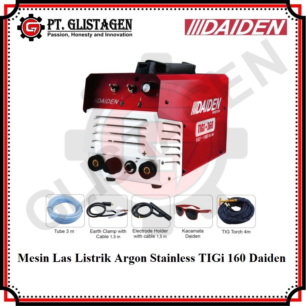 DAIDEN TIGi-160 Mesin Las Travo Las Listrik Argon Stainless Welding Inverter Las